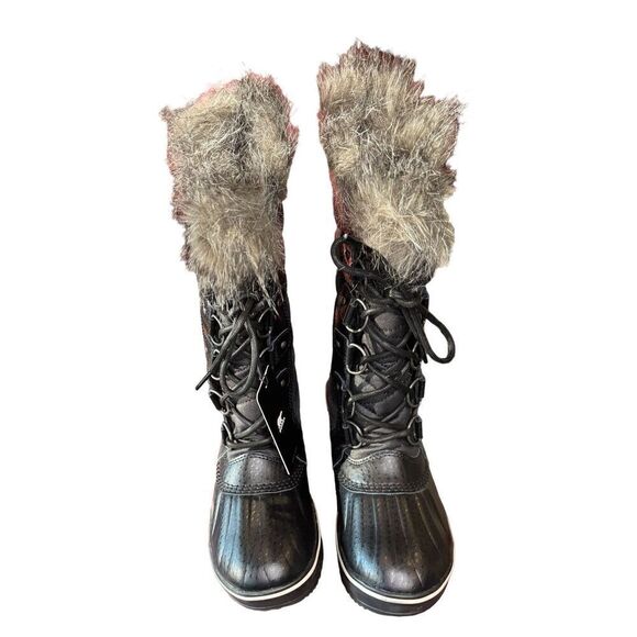 Sorel Tofino II Insulated & Waterproof boots in Black, Stone NWOB  6 1/2 - Picture 3 of 9